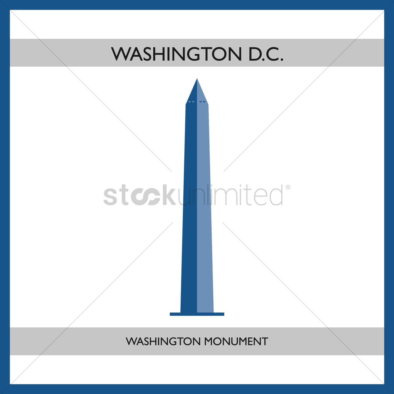 1300x1300 Washington Monument Vector Image