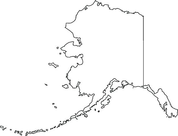 570x434 Washington State Outline Vector
