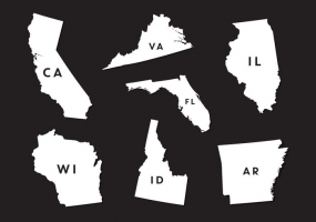 285x200 Washington State Map Outline Free Vector Graphic Art Free Download