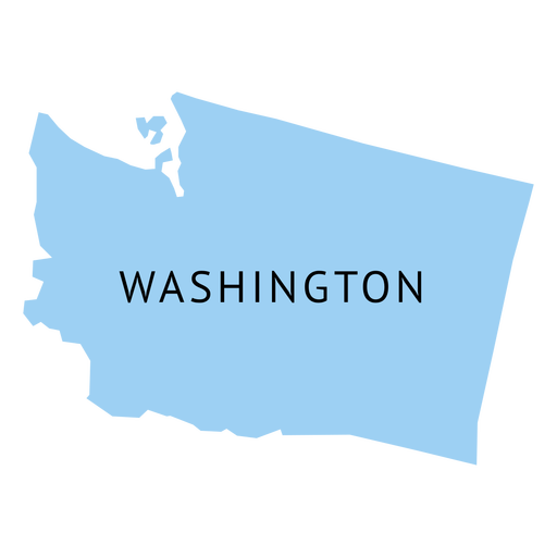 512x512 Washington State Plain Map