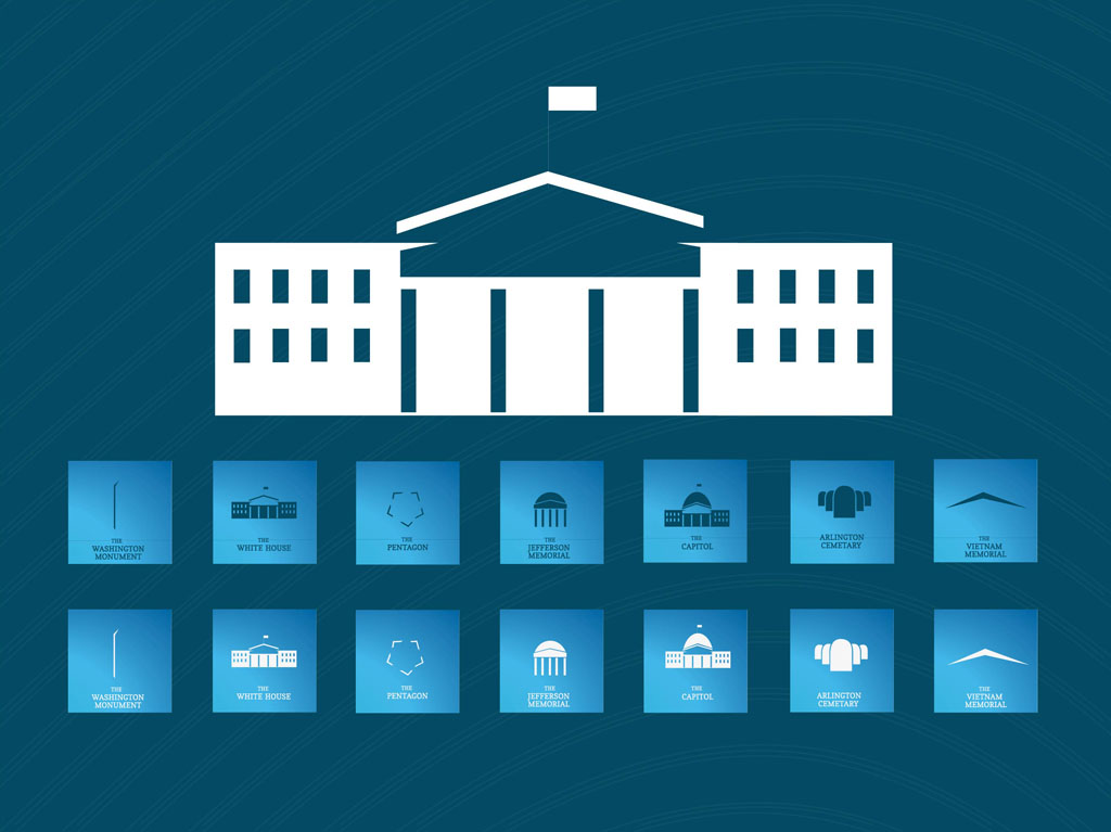 1024x767 Washington Landmarks Vector Art Amp Graphics
