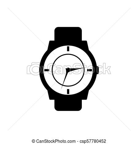 450x470 Hand Watch Icon Isolated On White Back.