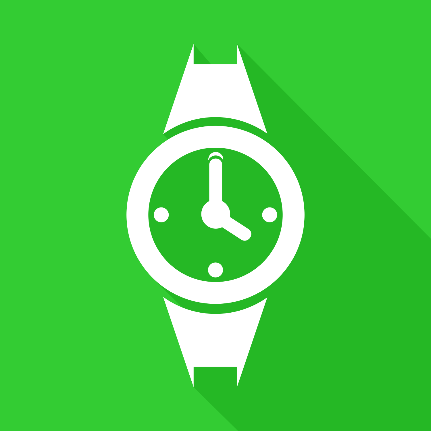 1500x1500 Vector For Free Use Flat Watch Vector