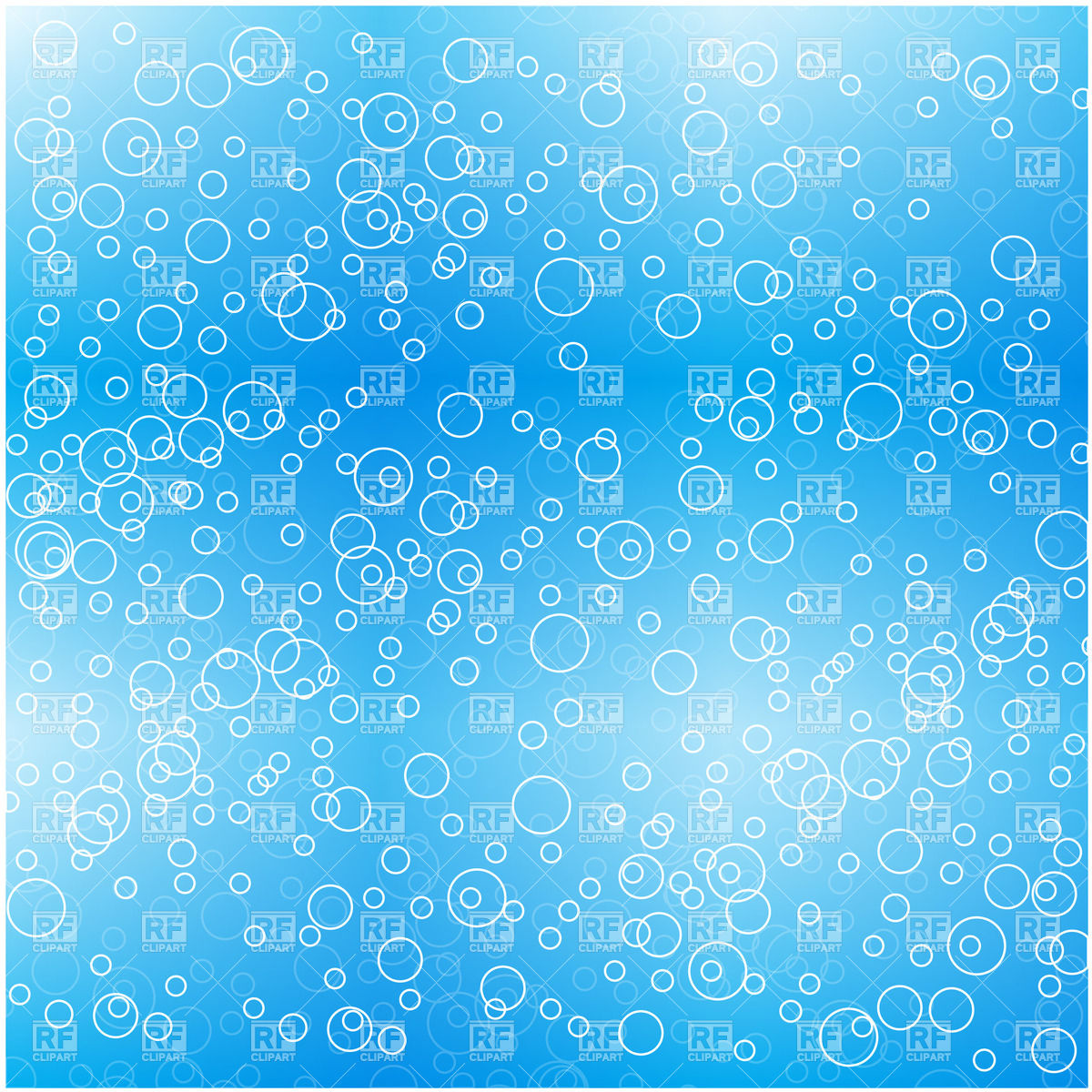 1200x1200 Blue Water Background With Bubbles Vector Image Vector Artwork