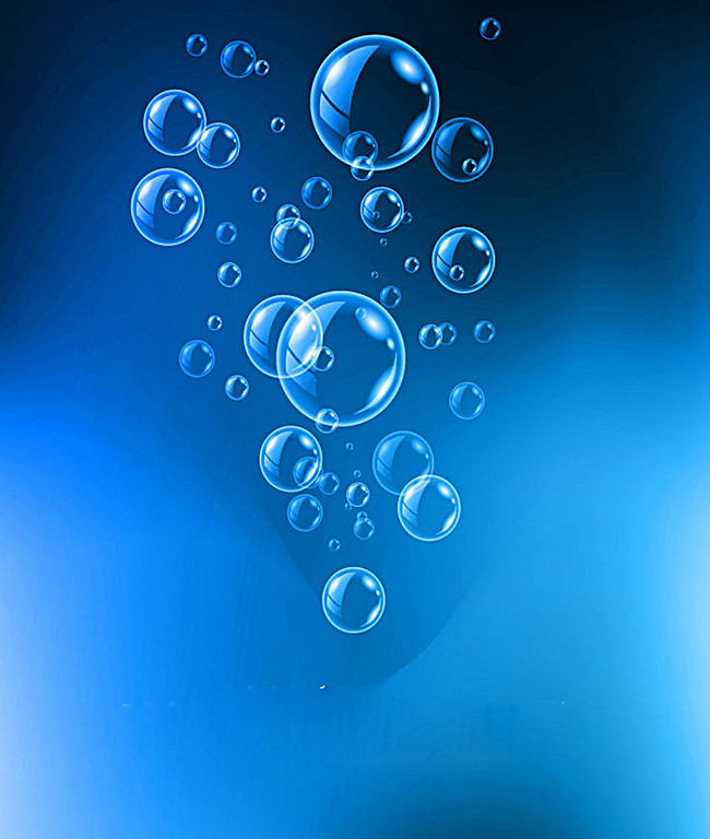 650x768 Blue Water Bubbles Background Vector, Water, Bubble, Vector