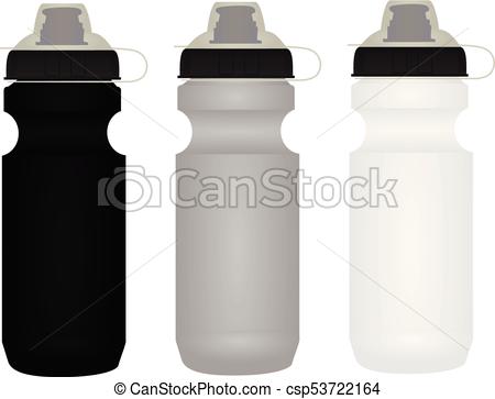 450x363 Sport Water Bottle. Vector Illustration.