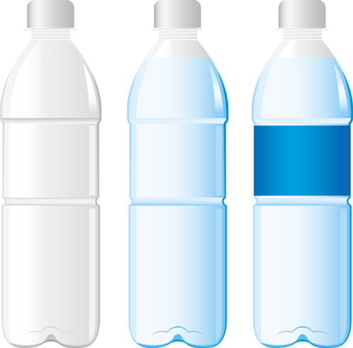 500x493 Vector Water Bottle Template Material 05 Free Download
