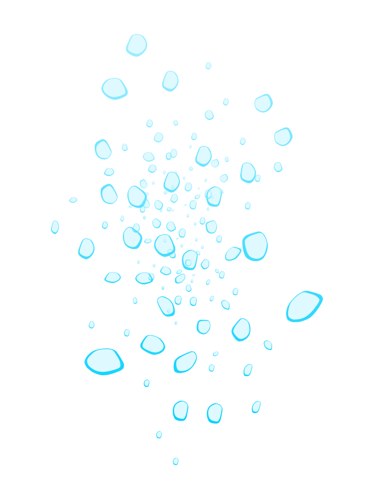 749x1000 Water Bubbles Vector