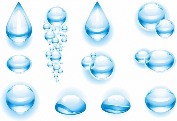 600x411 Vector Water Drops Free Vector In Encapsulated Postscript Eps