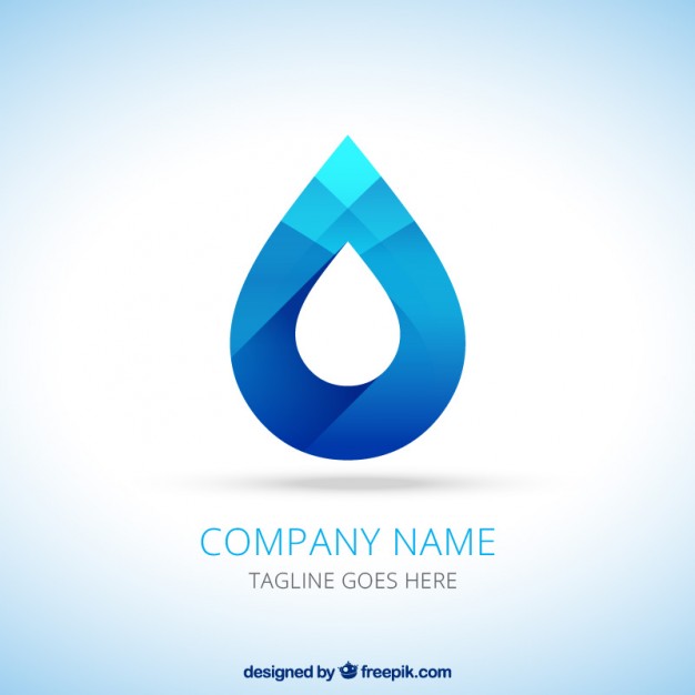 626x626 Water Drop Logo Vector Free Download