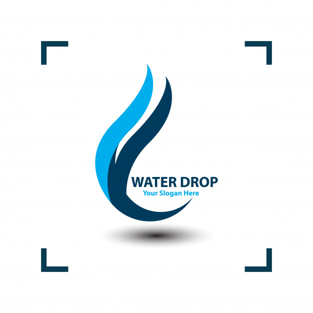 626x626 Water Drop Vector Logo Vector Premium Download