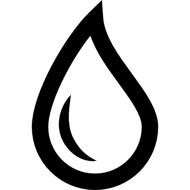 626x626 Drawn Water Drop Icon