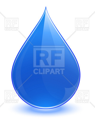 319x400 Falling Water Drop Vector Image Vector Artwork Of Icons And