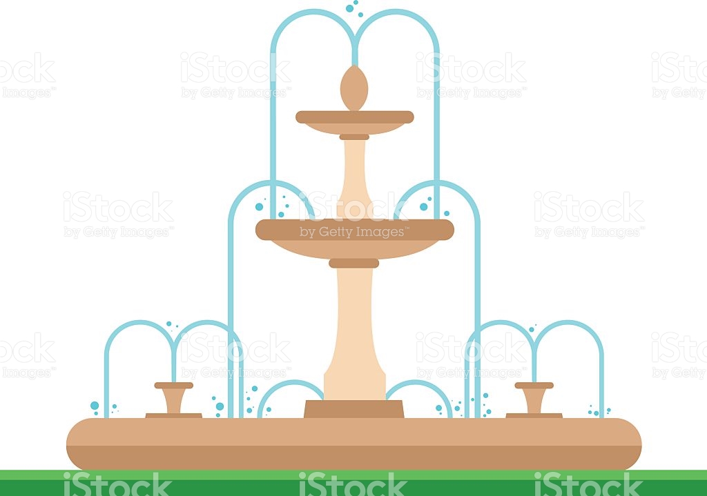 1024x719 Fountain Clipart Vector 3546926