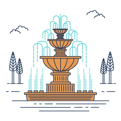 490x490 Fountain Vector