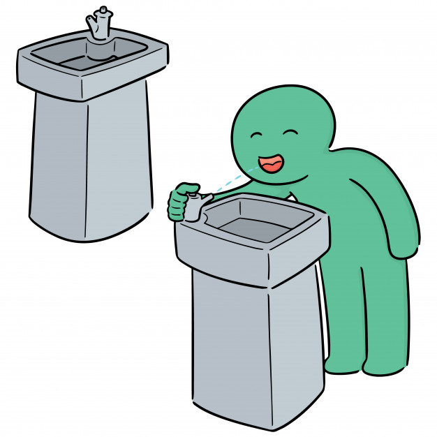 626x626 Vector Set Of Drinking Water Fountain Vector Premium Download