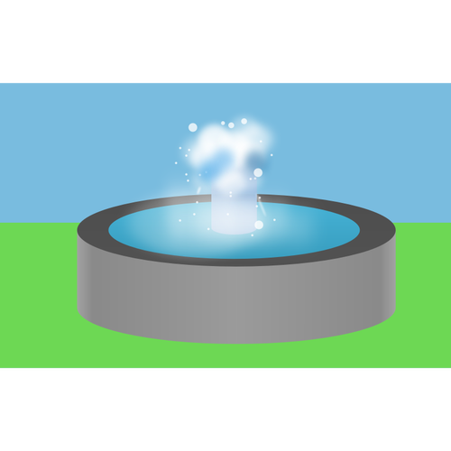 500x500 Water Fountain Vector Image Public Domain Vectors