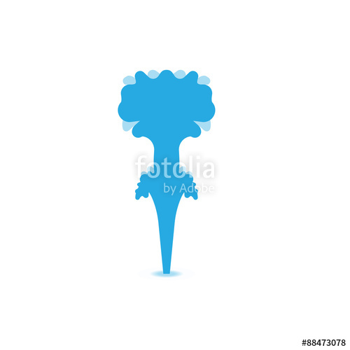 500x500 Water Fountain Vector Symbol Icon Illustration Stock Image And