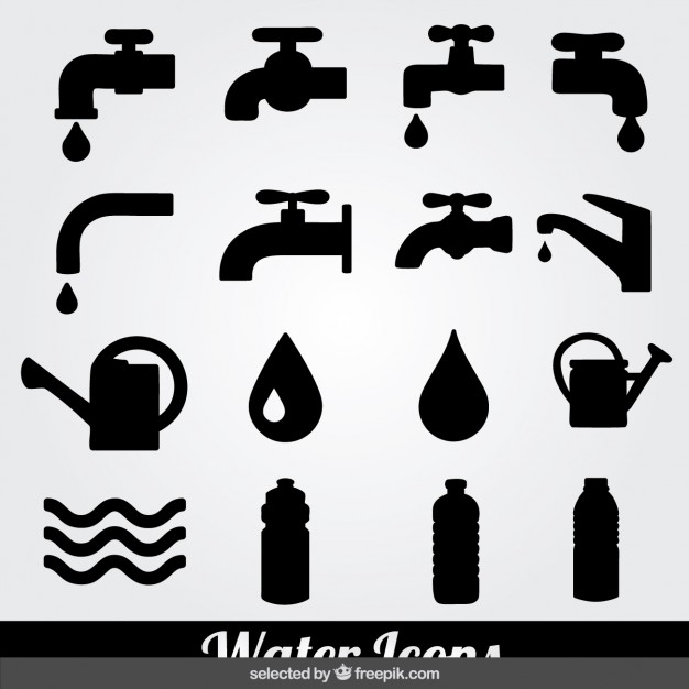 626x626 Water Icons Set Vector Free Download