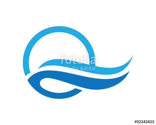 500x400 Q Wave Water Logo Stock Image And Royalty Free Vector Files On