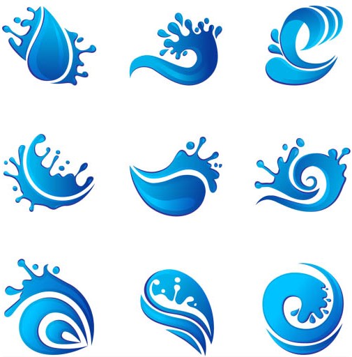 505x512 Shiny Water Logo Vector Ai Format Free Vector Download