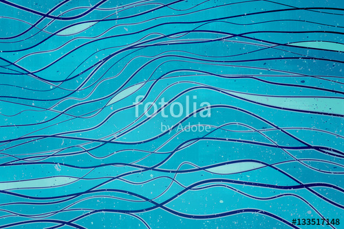 500x334 Abstract Pattern With Sea Waves Ornament Over Distressed Paper