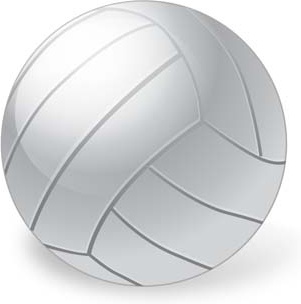 301x304 Volleyball Vector Ai, Sport Vector Ai Illustrator Design, Ball