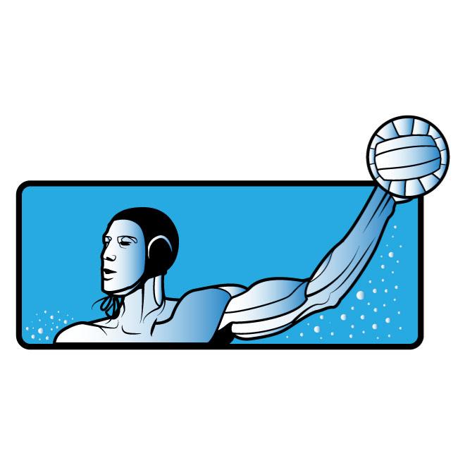 660x660 Water Polo Vector Image