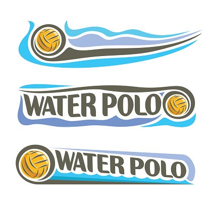 416x416 Vector Abstract Logo For Water Polo Ball Stock Vectors