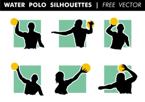 285x200 Water Polo Silhouettes Free Vector Graphic Art Free Download