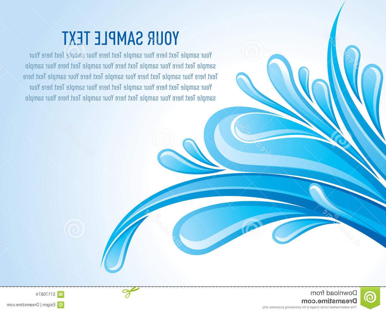 1300x1057 Top 10 Water Splash Vector Illustration Drop Pictures