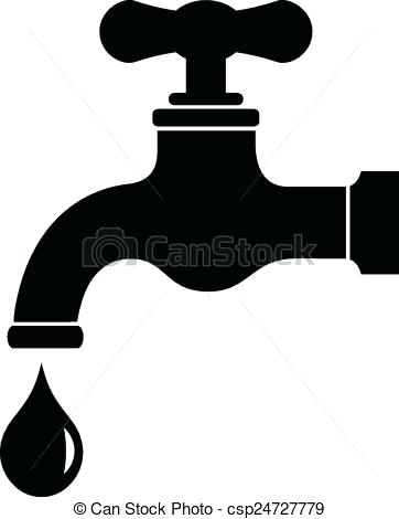 362x470 Water Faucet Clipart