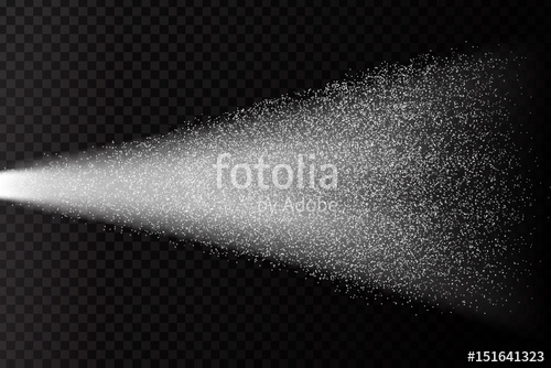 500x334 Vector Realistic Isolated Water Spray Effect On The Transparent