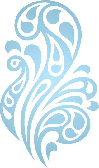 318x539 Water Swirls Clipart