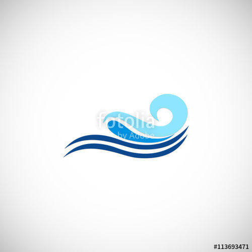 500x500 Water Wave Ocean Swirl Logo Stock Image And Royalty Free Vector