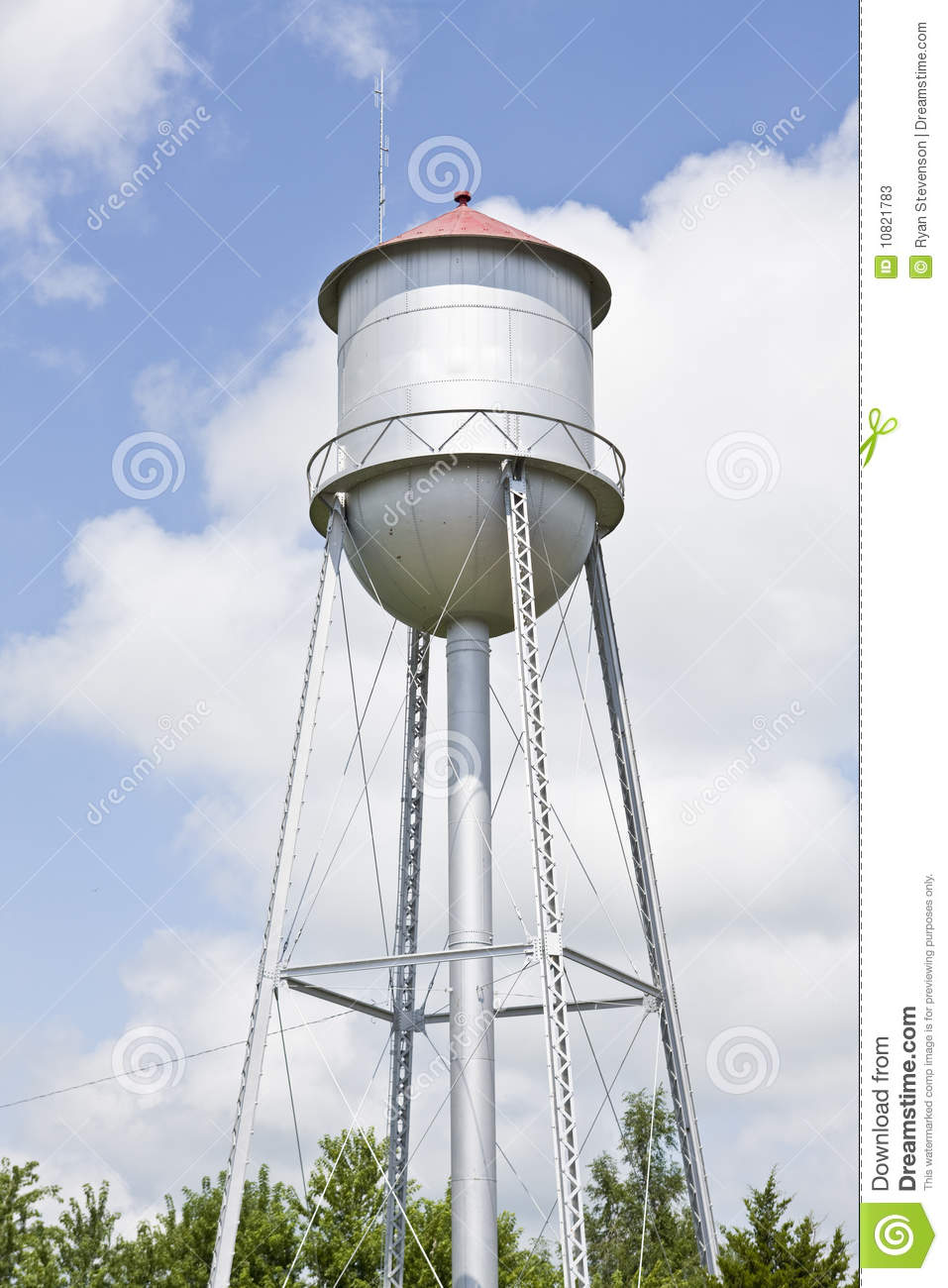 957x1300 Old Water Tower Clipart