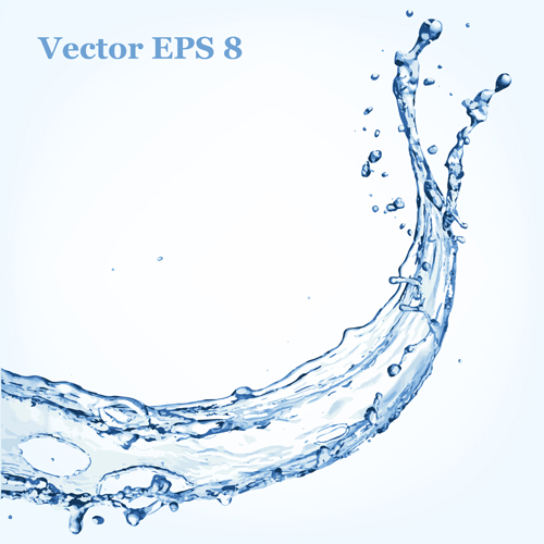 500x500 Splash Blue Water Vector Background 11 Free Download
