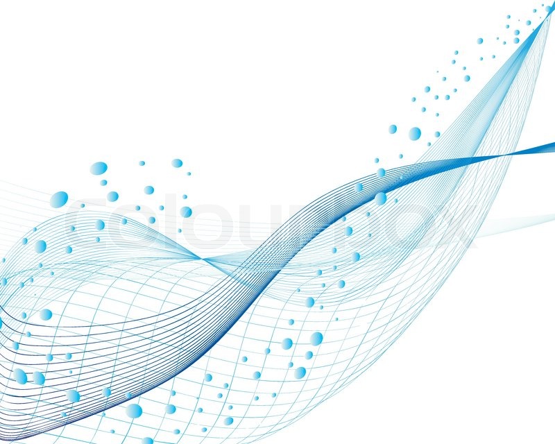 800x640 Abstract Water Vector Background With Bubbles Of Air Stock