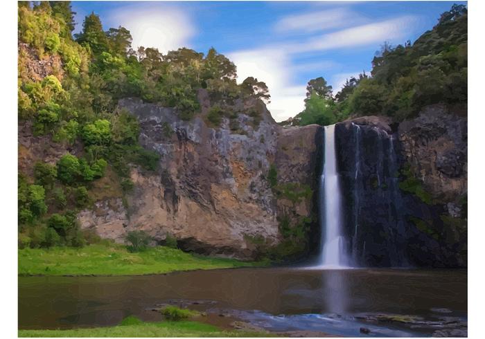 700x490 Waterfall Free Vector Art