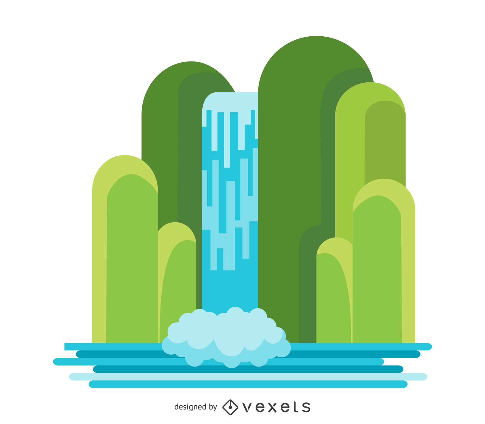 1600x1400 Waterfall Vector Amp Graphics To Download