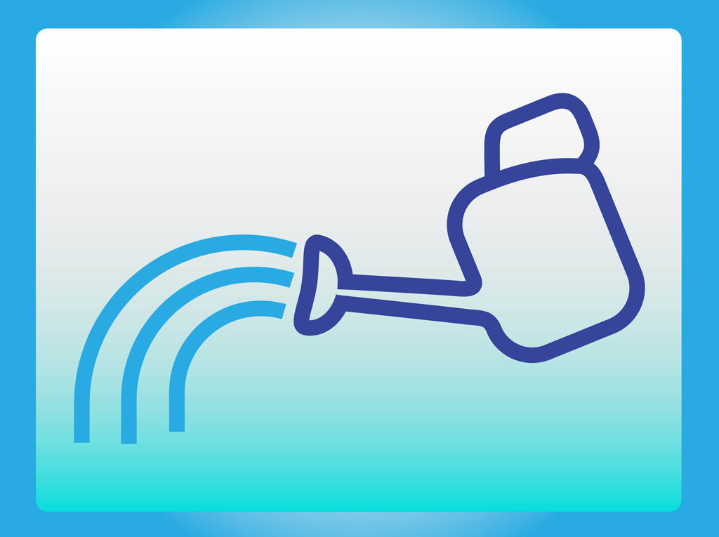 1024x765 Watering Can Icon Vector Art Amp Graphics