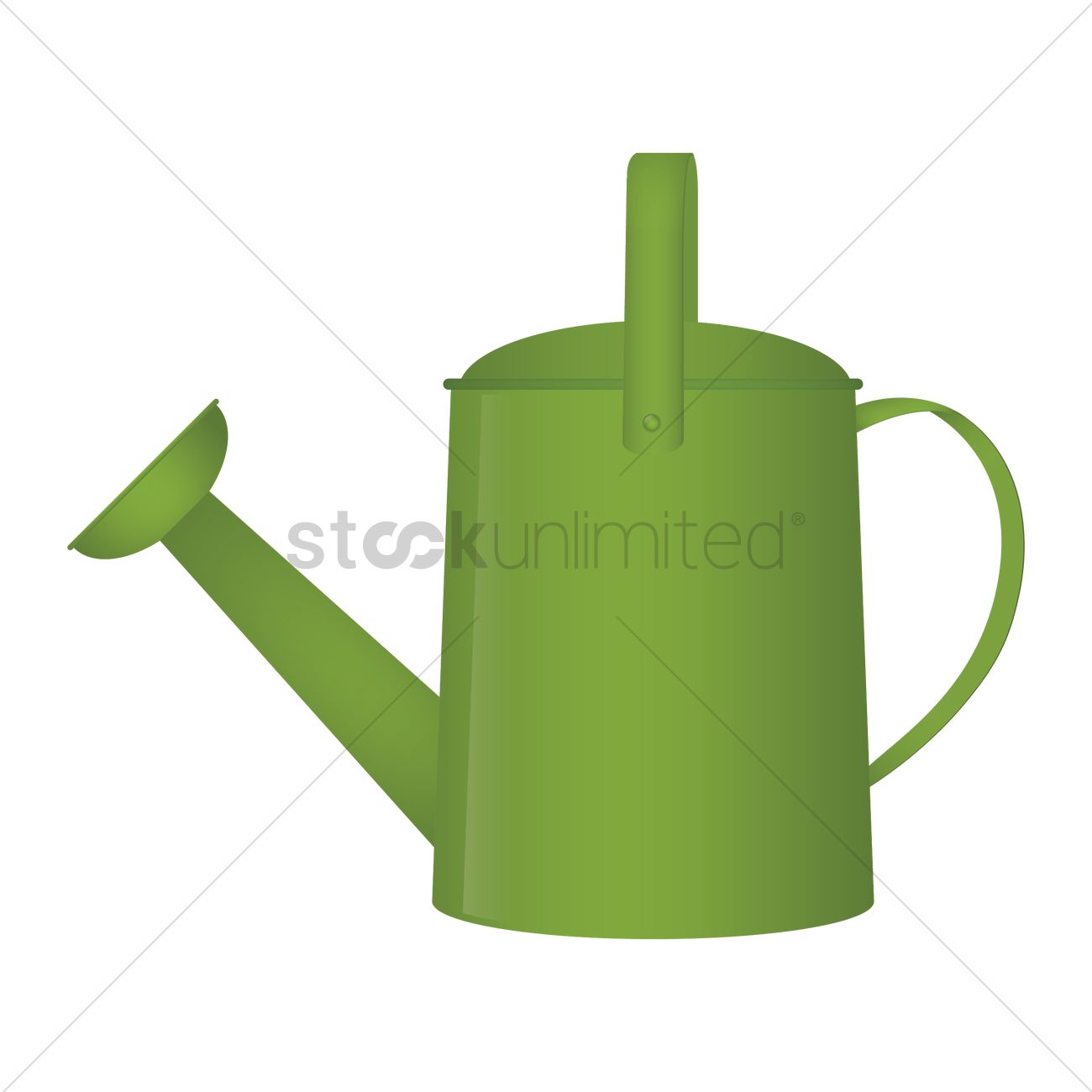 1300x1300 Watering Can Vector Image