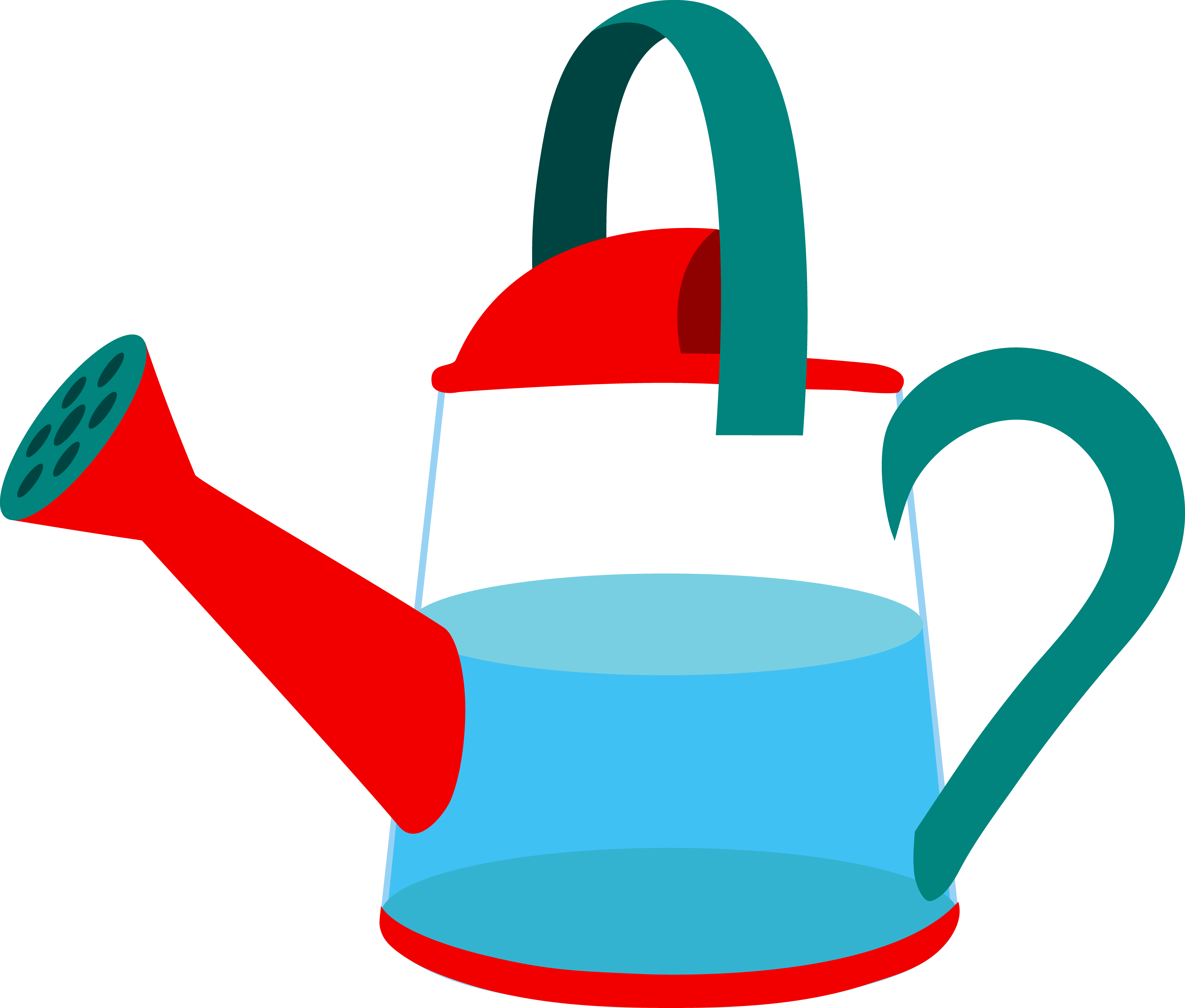 5760x4901 Watering Can Clipart Water Can