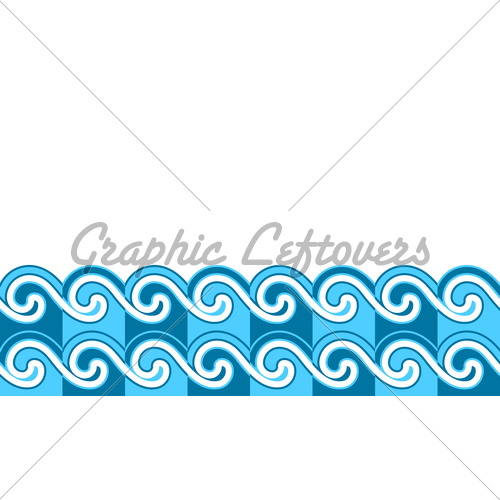 500x500 Waves Border Gl Stock Images