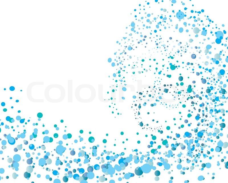 800x640 Wave Border Vector