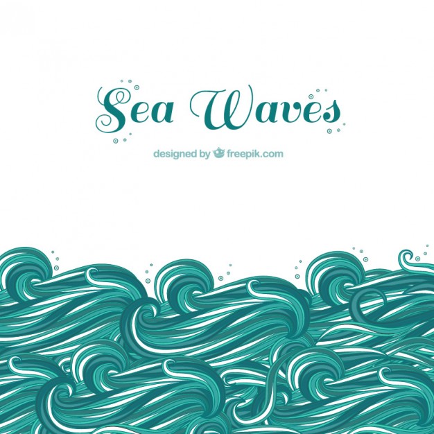 626x626 Sea Waves Vector Free Download