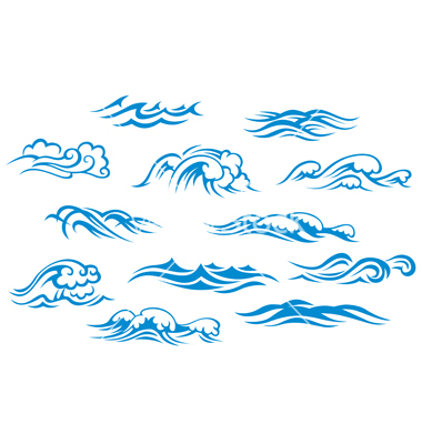 380x400 Ocean Wave Graphic