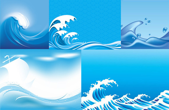 563x368 Blue Wave Background Eps Free Vector Download (187,369 Free Vector
