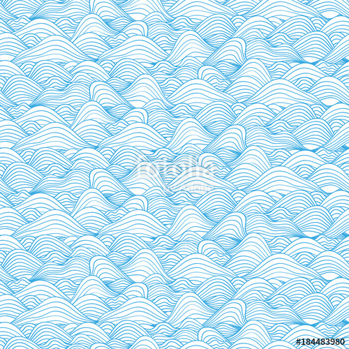 500x500 Seamless Blue Sea Wave Pattern Stock Image And Royalty Free