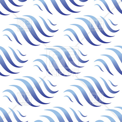 400x400 Seamless Wave Pattern In Blue And White Colors Vector Image